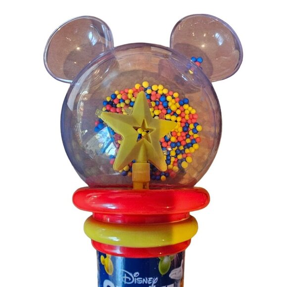 Disney On Ice Mickey Mouse Light Up Souvenir Wand 2001 NOT WORKING Vintage Toy - Picture 7 of 8